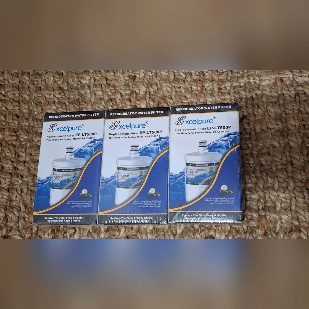 Ice Pure EP-L500P Refrigerator Water Filter For Samsung ‎ set of 3 NEW